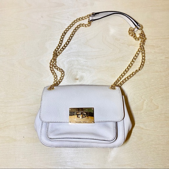 michael kors white sling bag